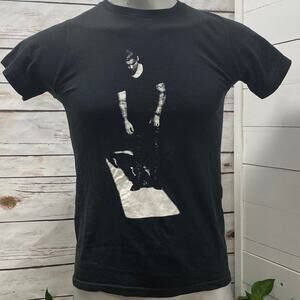 Justin Bieber Imposter Tatted Up Black White Image T-Shirt Fever Teen Crush Boy